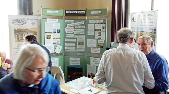 The annual Wirral History and Heritage Fair held at the Birkenhead Town Hall