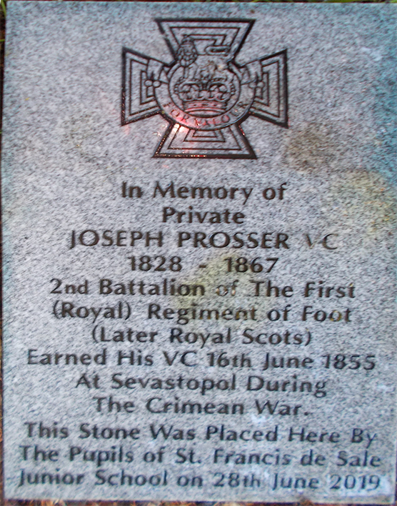 Private Joseph Prosser CE14 Grave 589