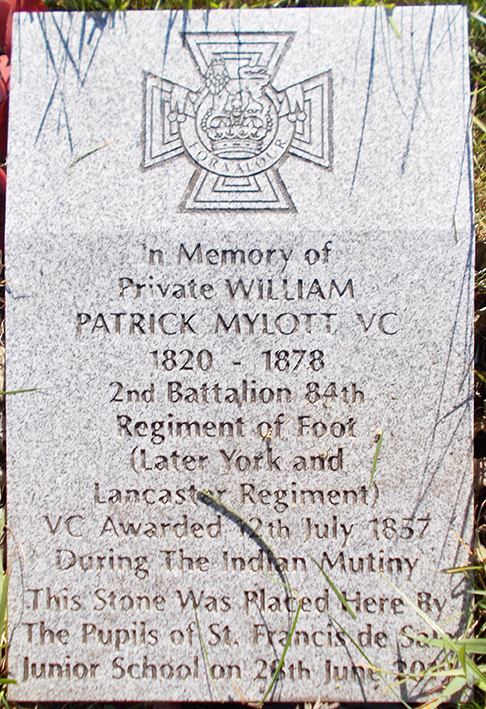 Private William Patrick Mylott RC 2 Grave 1743