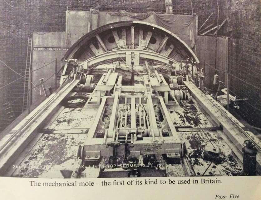 Drilling mole that excavated the Kingsway tunnel 1
