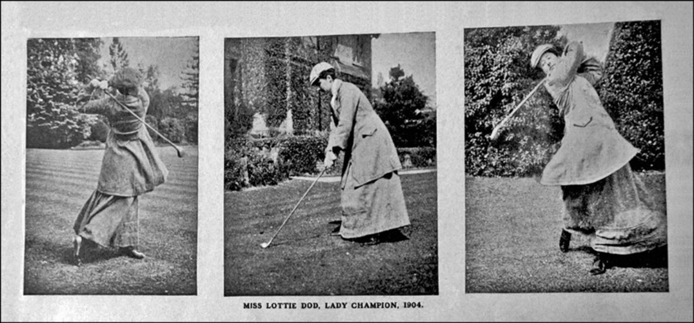 "Lottie" Dod 1904 Lady Golf Champion